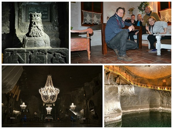 Visit a salt mine in Poland