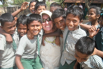 Rickshaw Challenge in India from the Travel Scientists. Race tuk tuks! We collect and bring donations for charities, orphanages, schools in the disadvantaged places we visit.