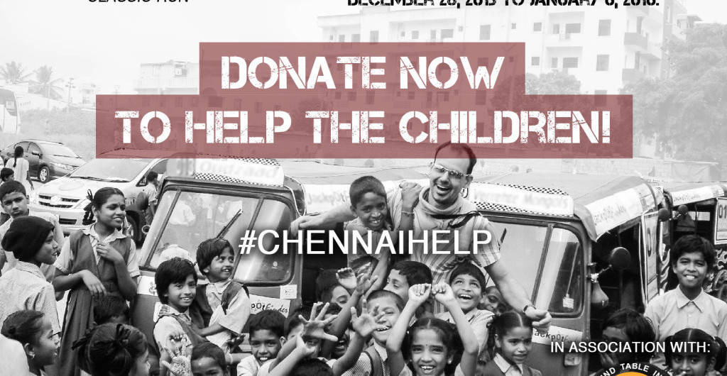 Charity in Southern Asia Donate to Tamilnadu flood victims