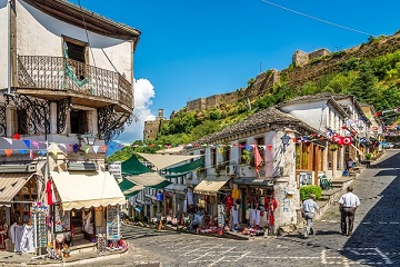 The Travel Scientists' Great Balkan Ride takes you around the Balkans. Gjirokaster is said to have been preserved so beautifully intact, because it was the hometown of Albania's communist dictator, Enver Hoxha.