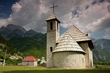 The Travel Scientists' Great Balkan Ride adventure rally takes you around the Balkans. Thethi is the gem of the Albanian alps.