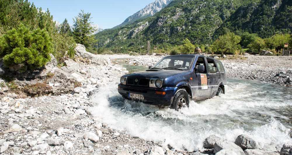 The Travel Scientists' Great Balkan Ride takes you around the Balkans. Enjoy some dirt road driving in Albania's wild nature.