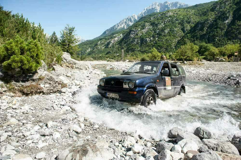 The Travel Scientists' Great Balkan Ride takes you around the Balkans. Enjoy some dirt road driving in Albania's wild nature.