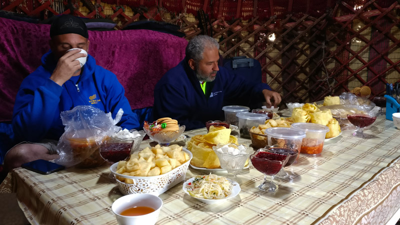 central asia rally food