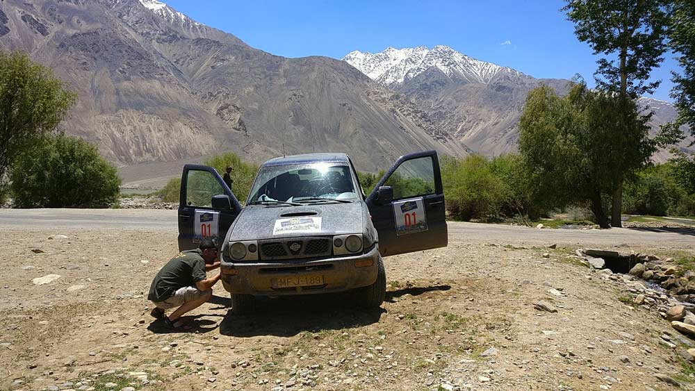 spare tire central asia rally