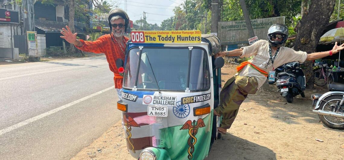 rickshaw challange malabar rampage people with rickshaw